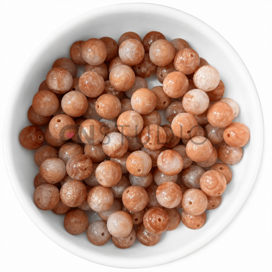 Cloud Swirl Kralen 16mm – Caramel
