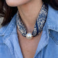 Elegant Blue Summer Scarf for Women