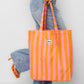 Shoppertassen met strepen, eenvoudig, polyester, dagelijkse accessoires
