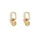 Stylish Pink & Purple Drop Earrings for Spring