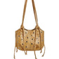 Elegant Khaki & Camel Shoulder Bag for Fall/Winter