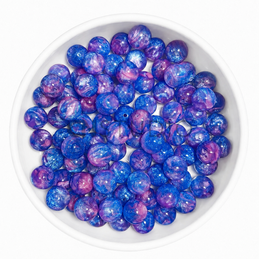 Cosmic Spark Kralen 16mm – Electric Galaxy