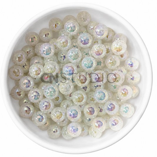 Ice Crush Kralen 16mm – Clear
