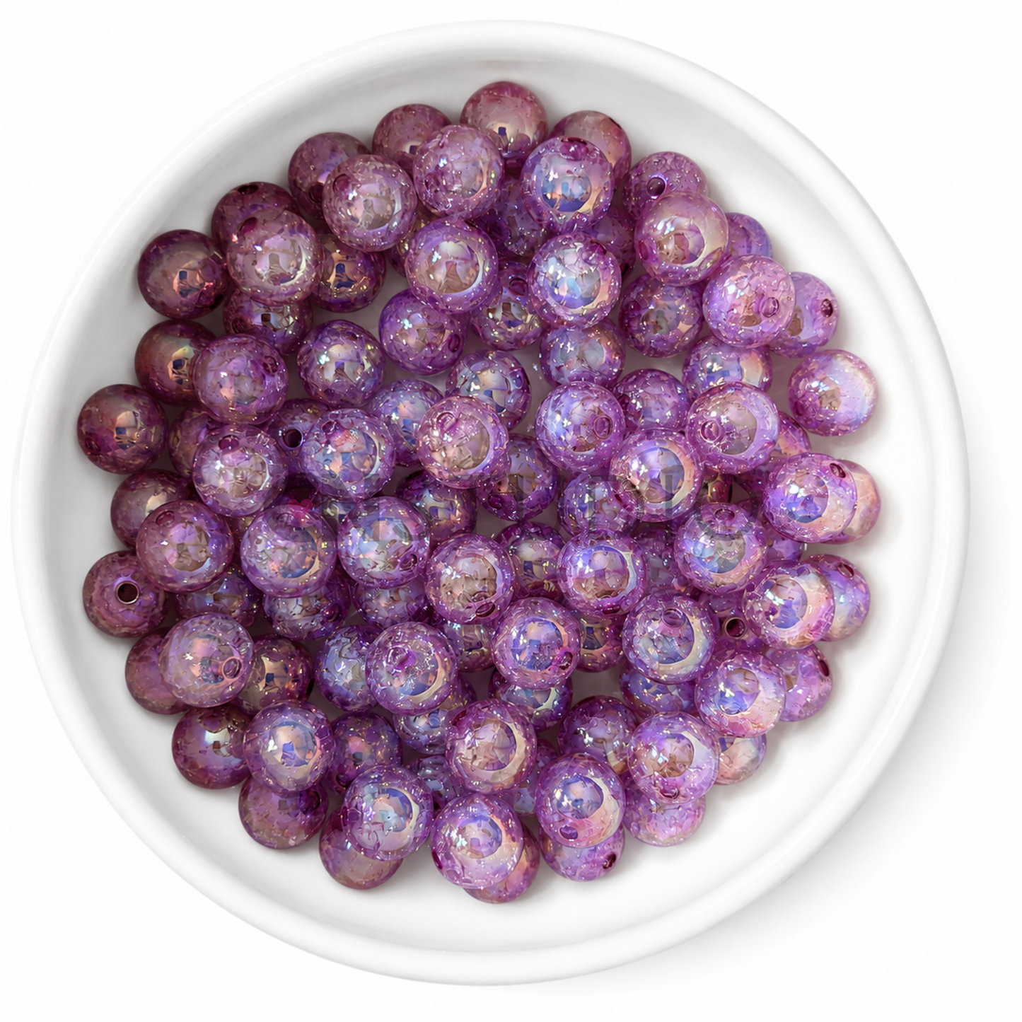 Ice Crush Kralen 16mm – Lilac