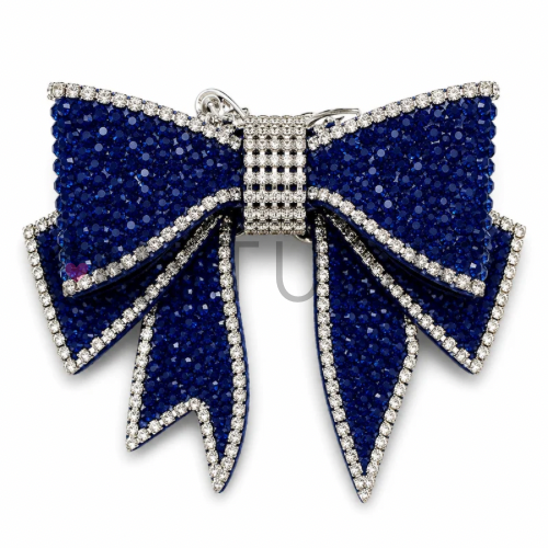 Suikerstrik Beadable Blauw Strass