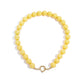Ketting met grote kralen en frontsluiting-15mm