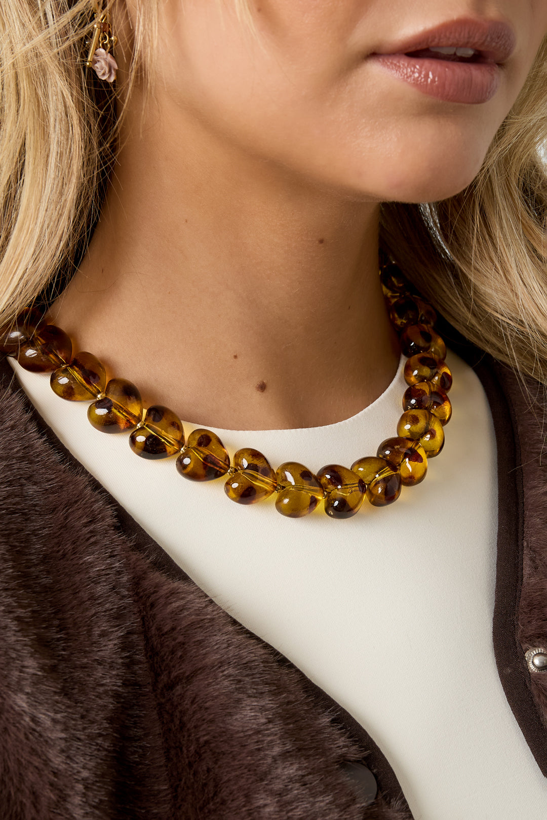 Luipaardprint ketting