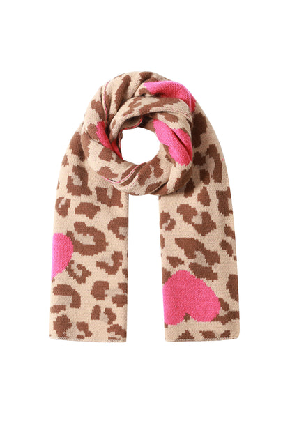 Wintersjaals Hart Casual Acryl Dagelijkse Accessoires