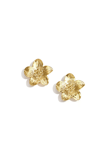 Elegant Gold Colored Stainless Steel Cufflinks for Women