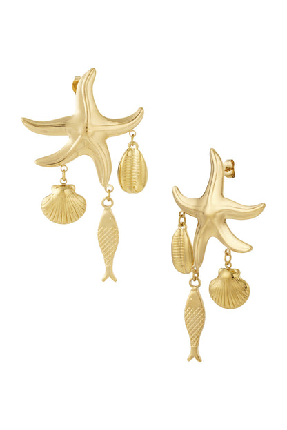 Starfish Treasures-oorbellen