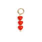 Charming Acrylic Heart Bag Charms for Spring