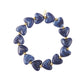 Elastieken hartjes kralenarmband