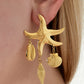 Starfish Treasures-oorbellen