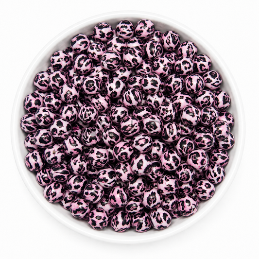 Siliconen Kraal 15 mm | Pink Panter