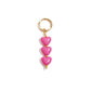 Charming Acrylic Heart Bag Charms for Spring