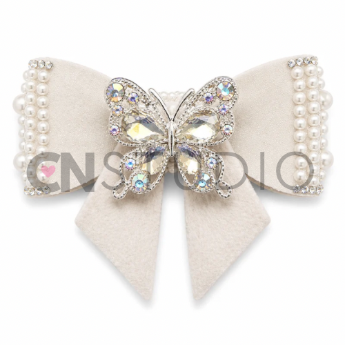 Beadable Strikje Crème