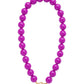 Ketting met grote kralen en frontsluiting-15mm