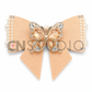 Beadable Strikje Champagne