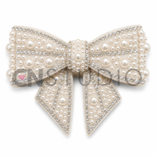 Beadable Strikje Crème