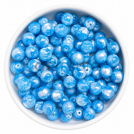 Shell Glow Kraal 16mm – Blauw