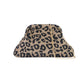 Stylish Leopard Print Half-moon Crossbody Bag for Women