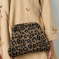 Stylish Leopard Print Half-moon Crossbody Bag for Women