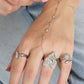 Elegant Geometric Hand Chain - All Fit, Daily Wear