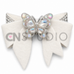 Suikerstrik Beadable Wit Strass