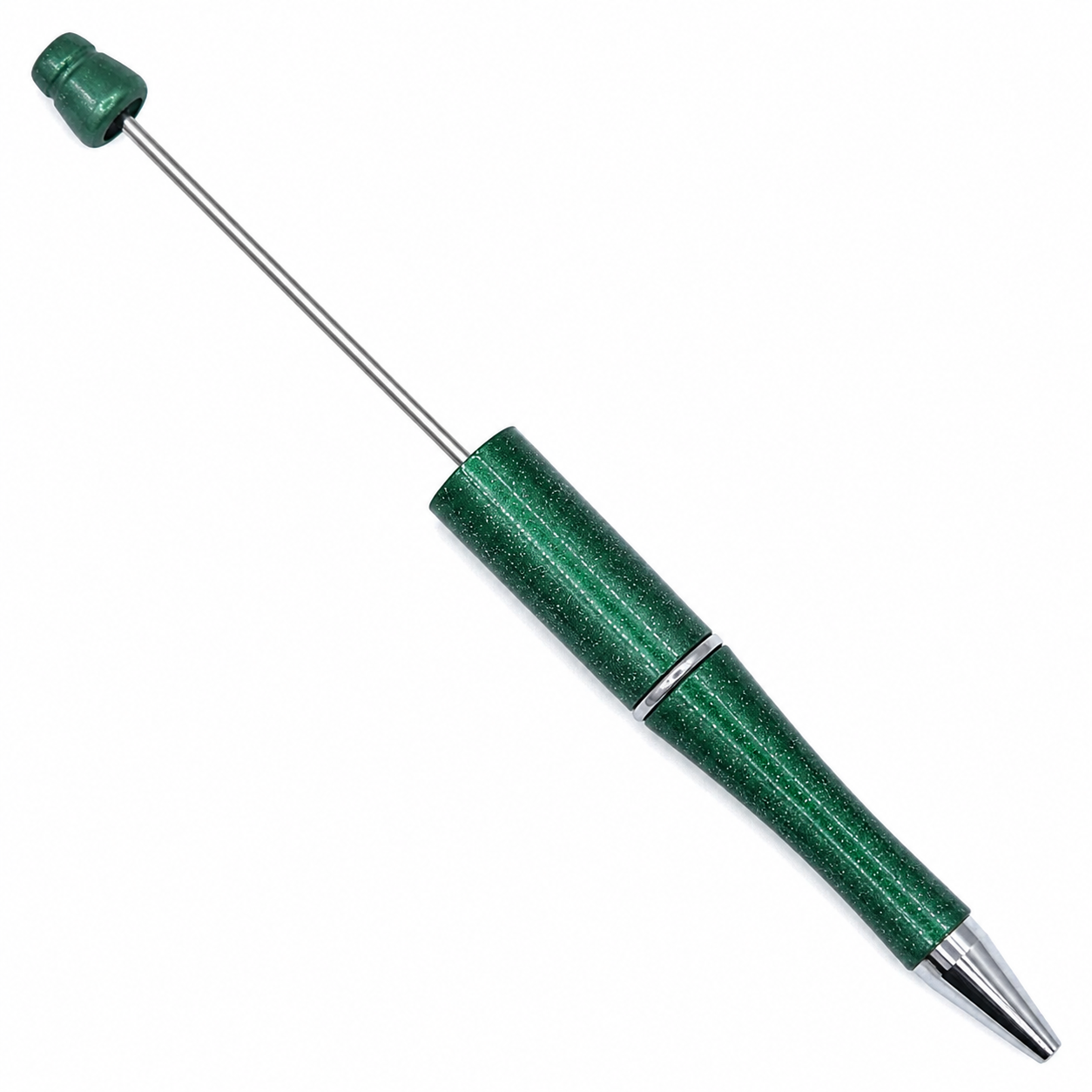 Rijgbare Pen Glitter Groene