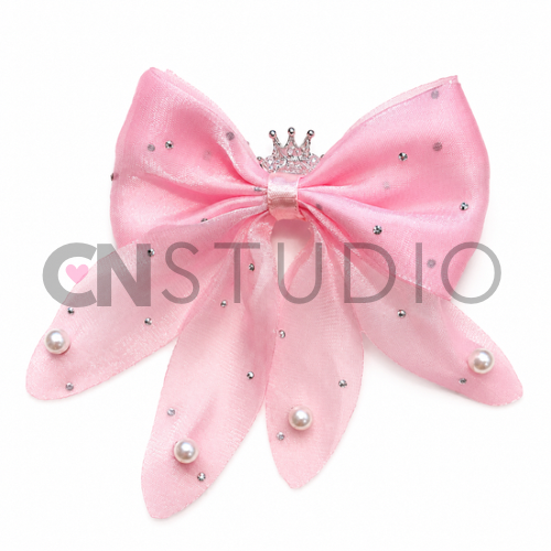 Prinses strik roze