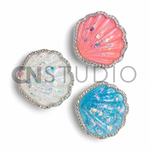 Schelp Glitter Topper