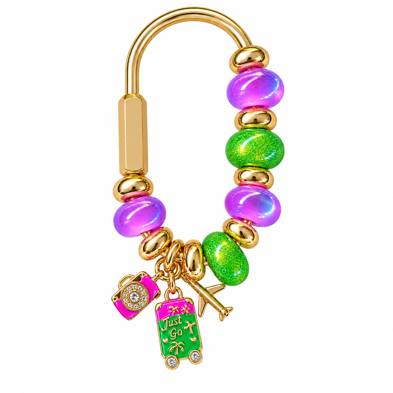Bag Charm met Bedeltje