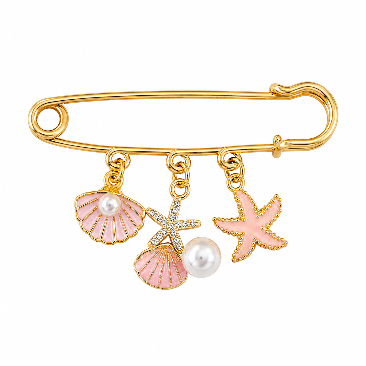 Broche met bedels