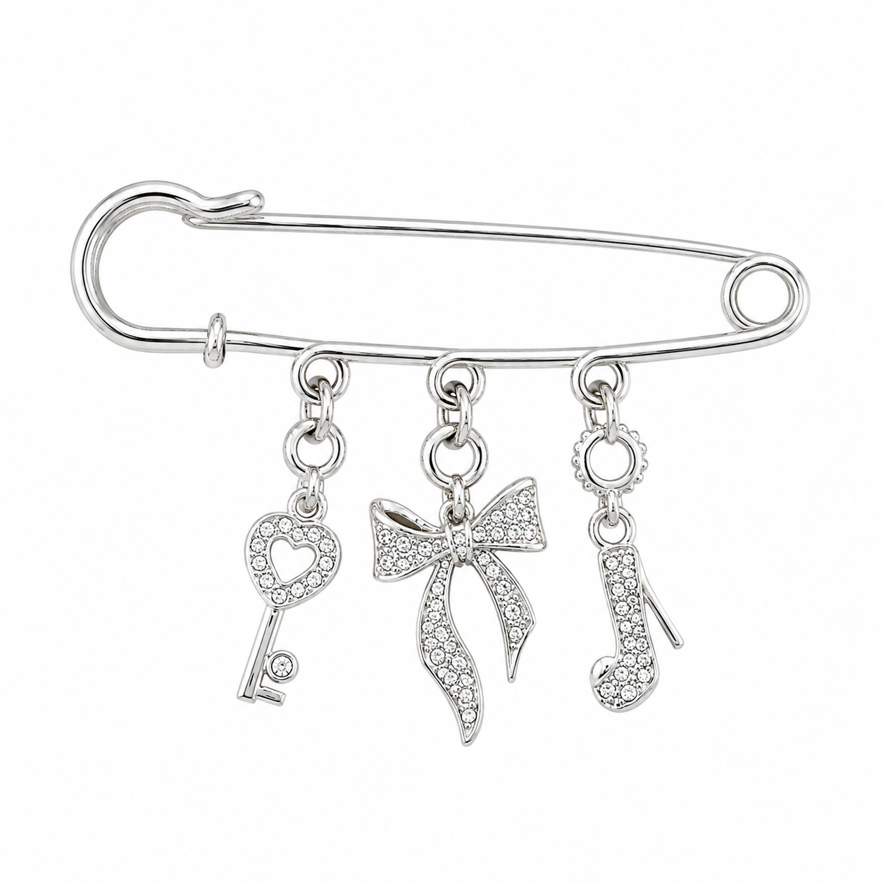 Broche met bedels