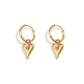 Elegant Heart-Shaped Drop Earrings for Spring/Summer