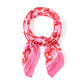 Zomersjaals met hartjesmotief, casual, polyester, dagelijkse accessoires