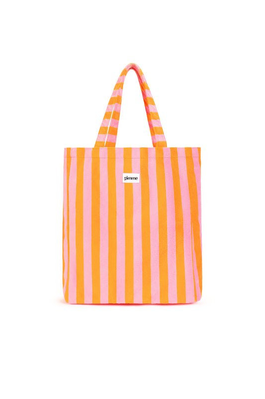 Shoppertassen met strepen, eenvoudig, polyester, dagelijkse accessoires