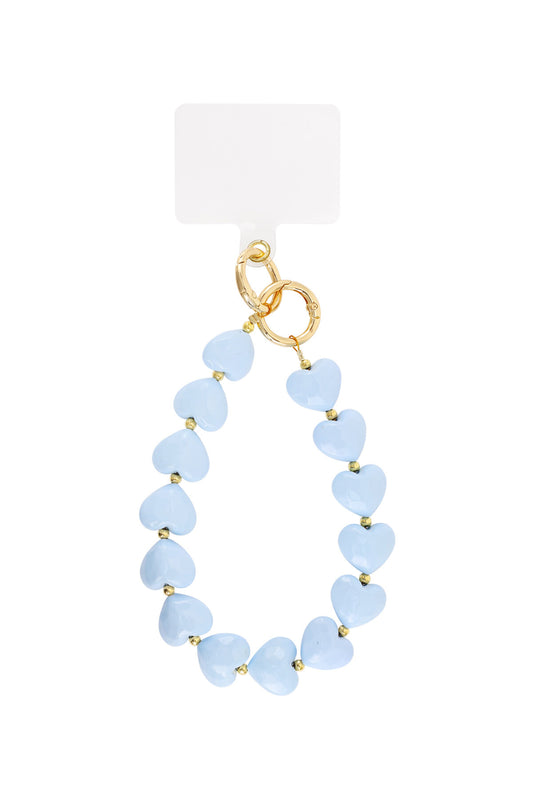 Chic Heart-Shaped Phone Chain for Daily Style