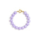 Armband met medium kralen en frontsluiting-12mm