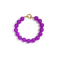 Armband met medium kralen en frontsluiting-12mm