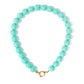Ketting met grote kralen en frontsluiting-15mm