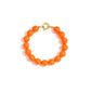 Armband met medium kralen en frontsluiting-12mm