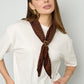 Elegant Gold Heart Silk Scarf Clip for All Occasions