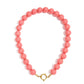 Ketting met grote kralen en frontsluiting-15mm