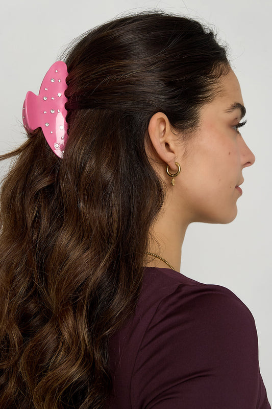 Chic Polka Dot Hair Clips for Valentine's Day