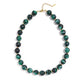 Kralenketting met goude kraaltjes 13.5mm