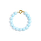 Armband met medium kralen en frontsluiting-12mm