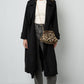 Chic Leopard Print Cotton Shoulder Bag for Women