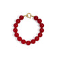 Armband met medium kralen en frontsluiting-12mm