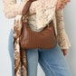 Elegant Khaki & Orange Summer Scarf for Women
